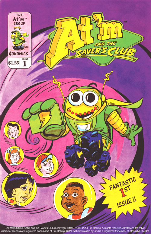 Preview a page of AT'M® Comics- At'm and the Saver's Club #1