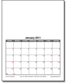 Custom Calendar-formal