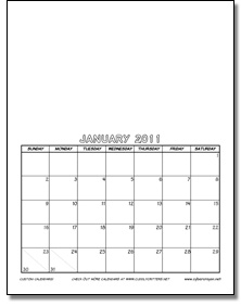 Custom Calendar-fun