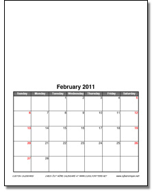 Custom Calendar-formal