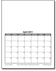 Custom Calendar-formal