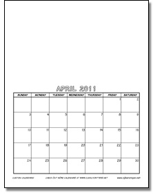 Custom Calendar-fun