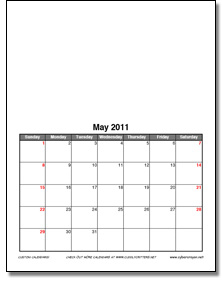 Custom Calendar-formal