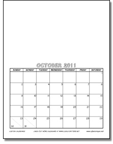 Custom Calendar-fun