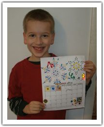 Decorated Calendar 02