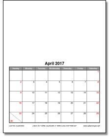 Custom Calendar-formal