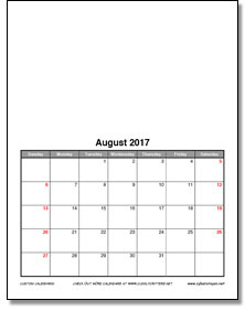 Custom Calendar-formal