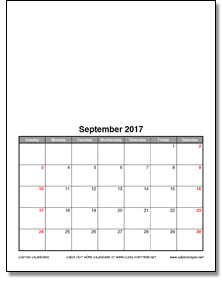 Custom Calendar-formal