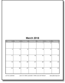 Custom Calendar-formal