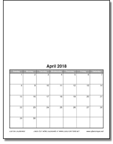Custom Calendar-formal