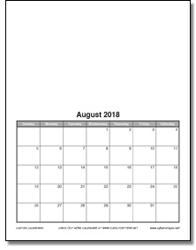 Custom Calendar-formal