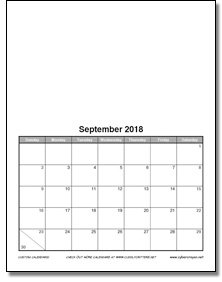 Custom Calendar-formal