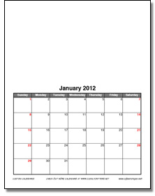 Custom Calendar-formal