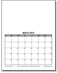Custom Calendar-formal