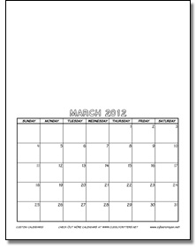 Custom Calendar-fun