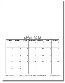 Custom Calendar-fun