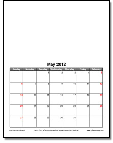 Custom Calendar-formal
