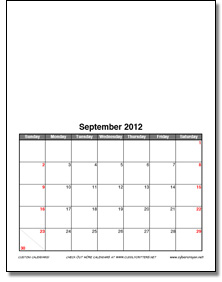 Custom Calendar-formal