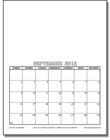 Custom Calendar-fun