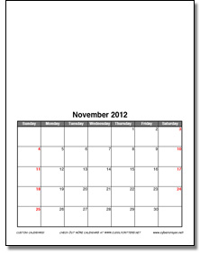 Custom Calendar-formal