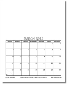 Custom Calendar-fun