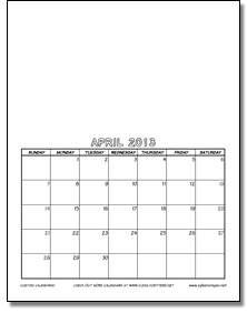 Custom Calendar-fun