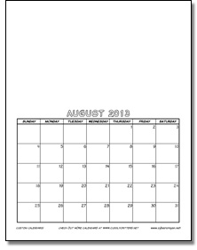 Custom Calendar-fun