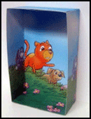 Cuddly Critters (tm): Shadowbox Greetings (tm) card!