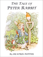 CyberCrayon cover for the classic children's story The Tale Of Peter Rabbit, by Beatrix Potter