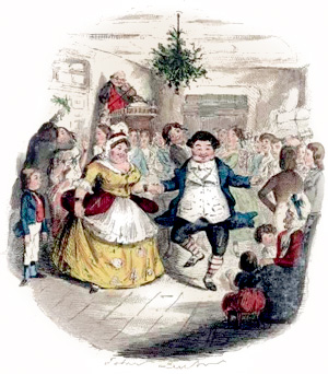 Illustration by John Leech - from the Charles Dickens classic, A Christmas Carol