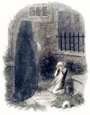 Illustration by John Leech - from the Charles Dickens classic, A Christmas Carol