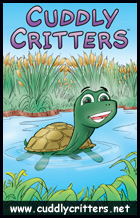 Ad for Cuddly Critters, www.cuddlycritters.net